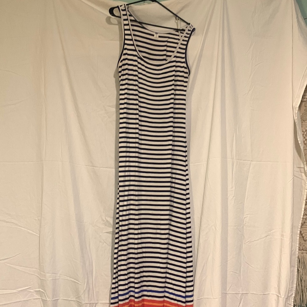 Old Navy striped maxi dress XL